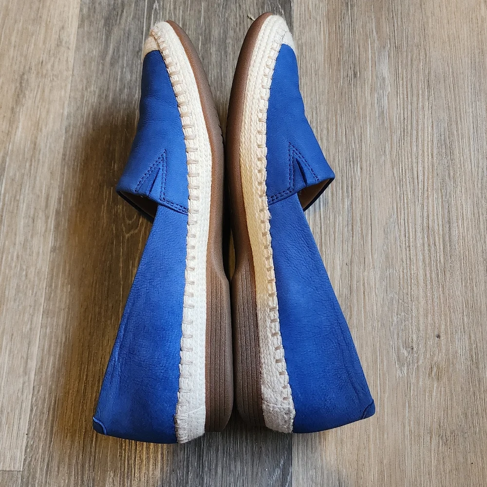 DANSKO LEATHER ESPADRILLES SLIP-ONS